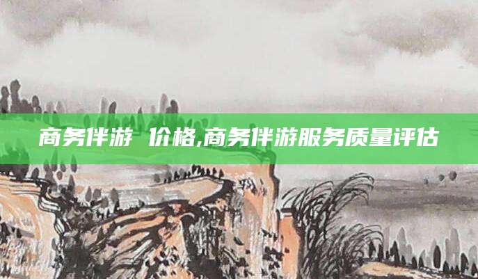 商水商务伴游 价格,商务伴游服务质量评估